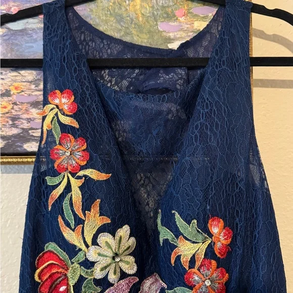 PROM ✨Rachel Allan Blue Halter Sleeveless Gown for Prom - Picture 14 of 14